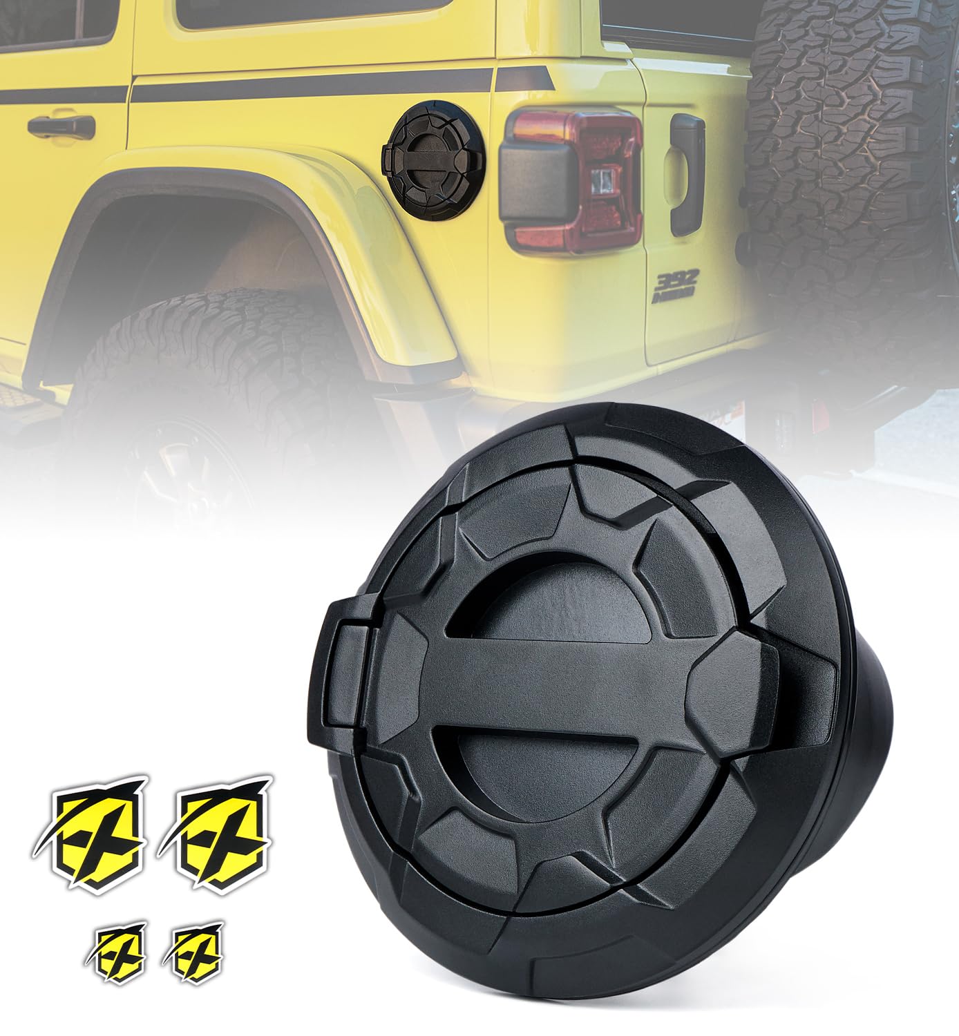 Amazon.com: Xprite Gas Tank Cap Cover Compatible with Jeep